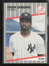 1989 Fleer Update #U-53 Deion Sanders