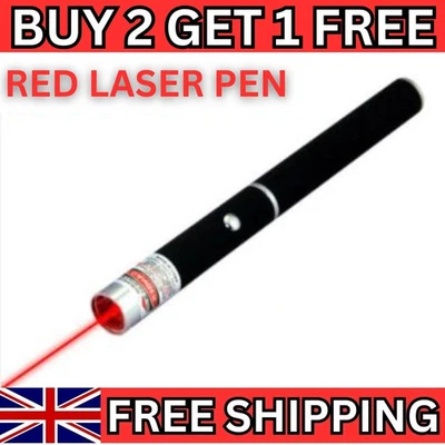 Red Laser Pointer Pen Light Beam Ultra Bright 1mW Lazer Cat Dog Pet Toy