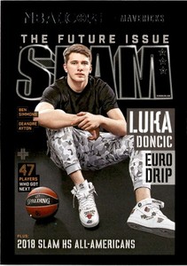 2020-21 Hoops #5 Luka Doncic Slam Dallas Mavericks