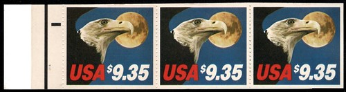 1909a MNH Booklet Pane of Three Stamps - Picture 1 of 2