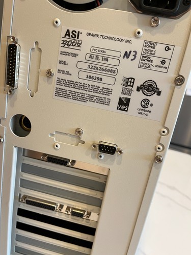 Vintage ASI 9000 AMD 486 DX2 Computer w/ Serial Mouse and KB - Working - NO CD - Photo 6/7