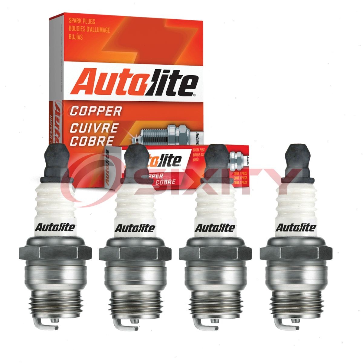 4 pc Autolite Copper Core 2956 Spark Plugs for CS41T AF3NX 847 7533 745 6720 ln