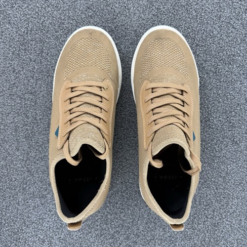 Vessi Mens Weekend Comfort Sneakers Size 11 Oak Brown Waterproof Casual Shoes - Picture 6 of 9