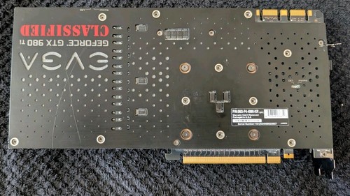 EVGA GTX980 TI Classified Graphics Card EKWB Waterblock Included No.1 - Afbeelding 6 van 9