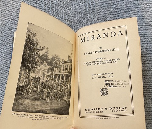 Miranda 1915 1st HC Grace Livingston Hill Lutz - Picture 6 of 11