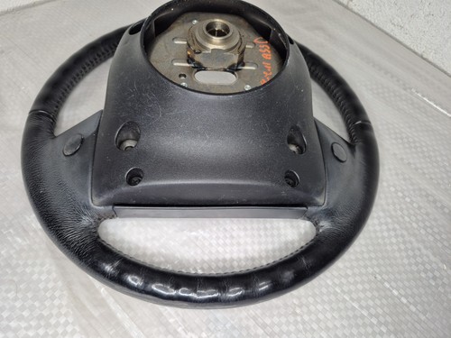⭐ 95-96 Jeep Cherokee XJ LEATHER Steering Wheel Black W/ Horn Pads⭐ - Picture 7 of 12
