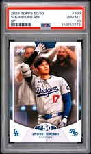 2024 TOPPS 50/50 SHOHEI OHTANI SP #100 SHOHEI OHTANI PSA 10