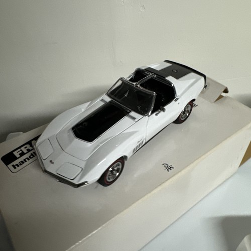 DANBURY MINT 1/24 1969 CHEVROLET CORVETTE STINGRAY ZL-1 COUPE - CAN-AM WHITE - Bild 8 von 24
