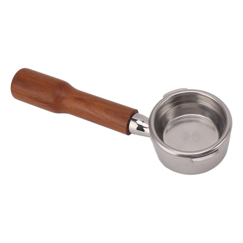 58mm Bottomless Portafilter With 2 Ears Solid Wood Handle Coffee Portafilter G - Imagen 10 de 23