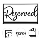 Acrylic Reserved Sign Party Reserved Table Sign Seats for Restaurant