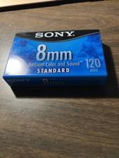 Sony 8mm Video Camcorder Cassette 120 Minute MP Standard Tape, Sealed