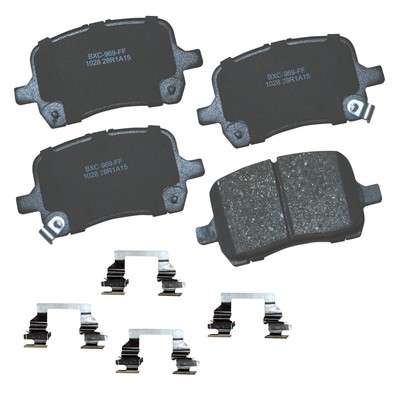 Bendix Premium Ceramic Brake Pads Oe Replacement Compatible With Chevrolet Po...