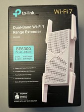 TP-Link BE6300 RE403BE Dual-Band Wi-Fi 7 Range Extender W/ 2.5G Port  6.3 Gbp
