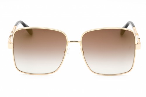 MOSCHINO MOS144/G/S 0000 JL Sunglasses Rose Gold Frame Brown Gold Lenses 59mm - Picture 2 of 4