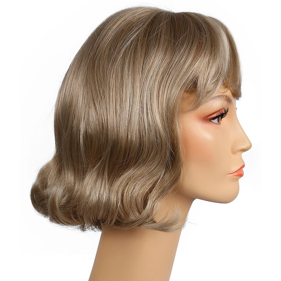 Peluca corta Lucy abatible años 60 - pelucas con encaje Foto 2 de 4