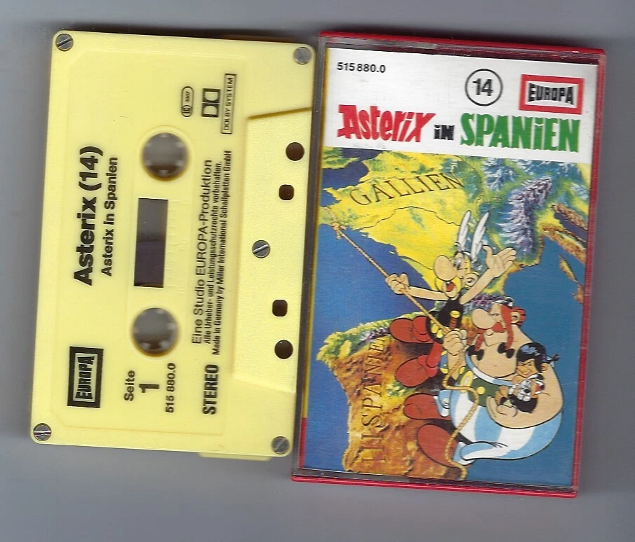 MC Kassette Asterix in Spanien, Folge 14 gelb geschraubt Angebot EUROPA - Bild 1 von 1