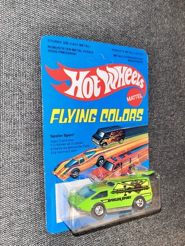 1979 Unpunched Hot Wheels Flying Colors Spoiler Sport French Card Nice and Clean - Picture 2 of 10