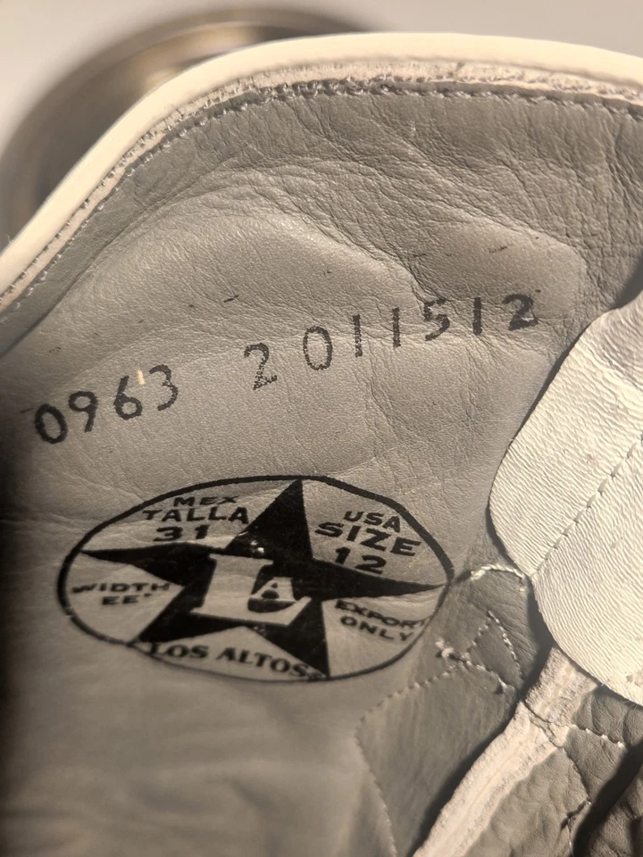 Botas Los Altos Pierna de Avestruz 3X Punta Bota LAB-950528 Talla 7 EE Foto 4 de 4