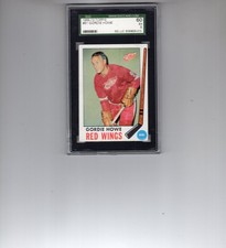 1969 GORDIE HOWE SCG 5 EX-MT RED WINGS TOPPS HOF MR HOCKEY WHALERS (#61)