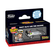 Funko Bitty Pop! Rides Marty McFly y Time Machine Regreso al Futuro