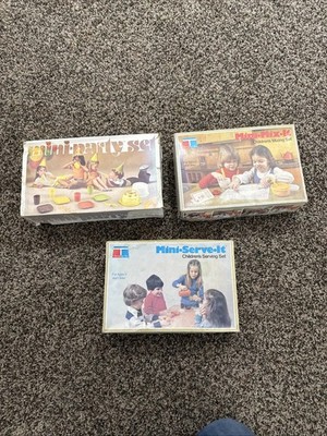 Vintage Children s Tupperware Mini Party Mini Mix It Mini Serve It With Boxes