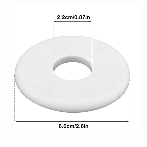 Splittable Wall Hole Decorative Cover Faucet Kitchen Toilet Decorative - Picture 13 of 19