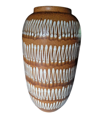 Scheurich Bodenvase 70er Jahre Keramik 52cm Vintage Retro Dekoration Rarität 🌿 - Picture 3 of 8