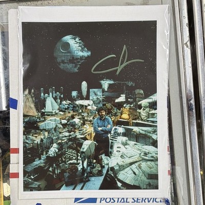 George Lucas Signed Original Movies Photo/RePrint, Hollywood Legends COA