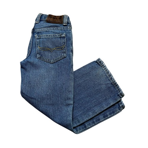 Vintage Polo Ralph Lauren Toddler Jeans Boys 4/4T Blue Straight Adjustable Waist - Picture 5 of 8