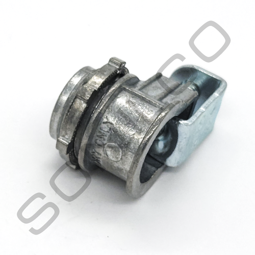 Lot 50 pcs 3/8 in Straight Saddle Connector Electrical Conduit Pipe Fitting - Picture 5 of 6