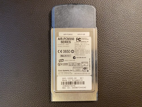 CISCO AIRONET 350 SERIES WIRELESS LAN NETWORK ADAPTER AIR-PCM350 - Picture 2 of 2