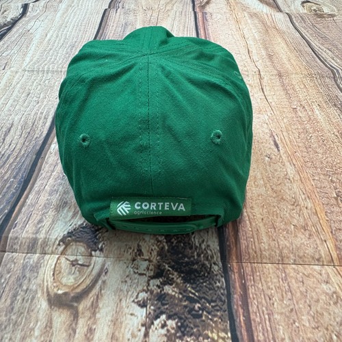 Pioneer Seeds Hat Cap Snap Back Youth Green Corteva Agriscience Logo Embroidered - Picture 3 of 13