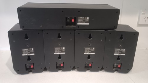 Yamaha NX-C270 & NX-E270 Surround Speakers 4 Satellite & 1 Center All Working - Picture 2 of 3
