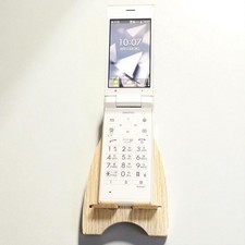 Kyocera DIGNO 701KC White Unlocked Used Tested Working Flip Phone Japan B Rank