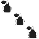  3 Sätze Kinder Schürze Hut Kindergarten Backen Kunst Schürzen Küche Kochen