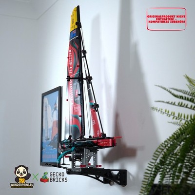 Wandhalterung Halter passt für LEGO  Emirates New Zealand AC75 Rennjacht 42174