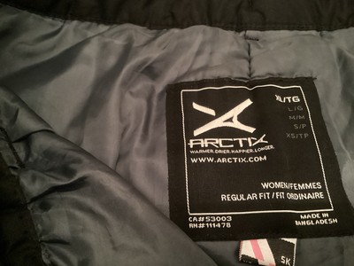 #ad ARCTIX Womens Insulated Snow Ski Pants Black 1800 2x Water Resistant 2xl $15.00
