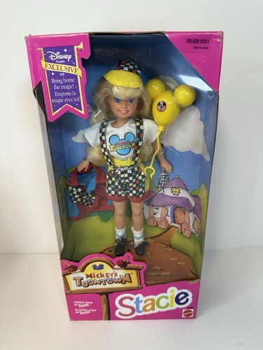 Vintage 1993 Mattel Mickey's ToonTown Stacie Disney Exclusive Barbie 11587. NIB
