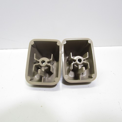 2002-2007 Ford F250 Sun Visor Retainer Clip PAIR L+R Tan F-250 F350 F-350 - Picture 3 of 4