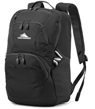 High Sierra Swoop Backpack Black Laptop Pocket plus Tablet Sleeve NWT New