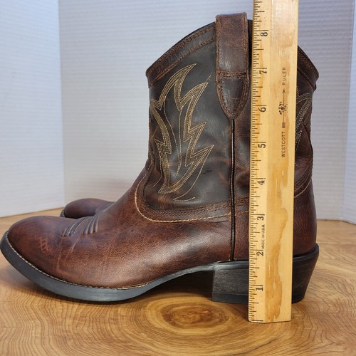 ARIAT Unbridled Womens 10 B Leather Western Cowgirl Nashville Boots Almond Toe - Picture 17 of 17