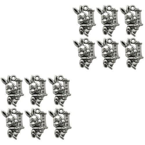 2 Pack Vintage Animal Pendant Charms Beads for Jewelry Making Pendants DIY - Picture 5 of 12