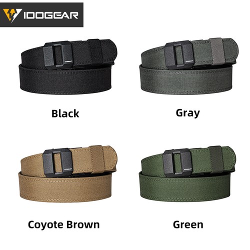 IDOGEAR Cintura Tattica 1,5" Robusta CCW Cintura Uomo Nylon Cintura Pistola Rigida Pesante - Foto 13 di 17