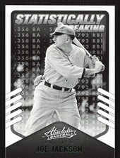 2022 Panini Absolute Joe Jackson Statistically Speaking Retail Green #SS-1 Card