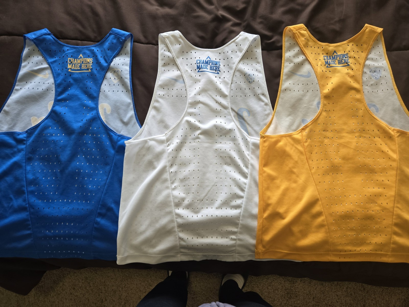 Men's Nike UCLA track and cross country singlets thumbnail 2