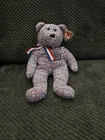 Ty Beanie Buddy USA Bear 14" Patriotic VTG 2002 4th of July America Flag Baby