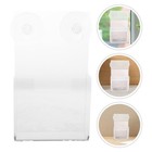  2 Pcs Pamphlet Holder Wall Mount Clear Literature Organizer Files