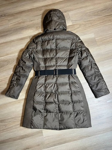 Abrigo acolchado vintage Burberry London Abbeydale marrón con cinturón talla S - Imagen 3 de 15