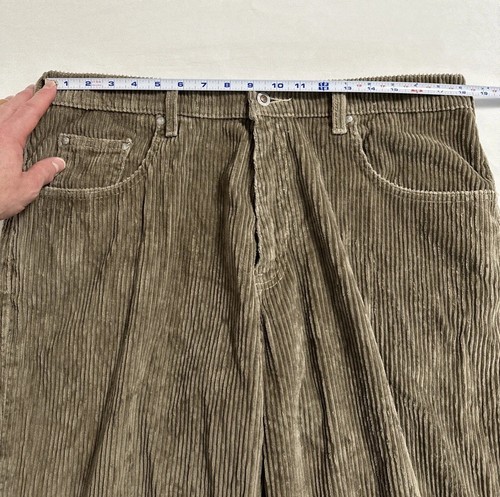 VTG 90s Levi's Silvertab Baggy Pants Mens 36x30 Brown Thick Corduroy Skater EUC - Picture 4 of 18