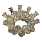 Vtg MCM 18-Cluster Glass Bud Vase Plant Propagation Station No Chips Centerpiece